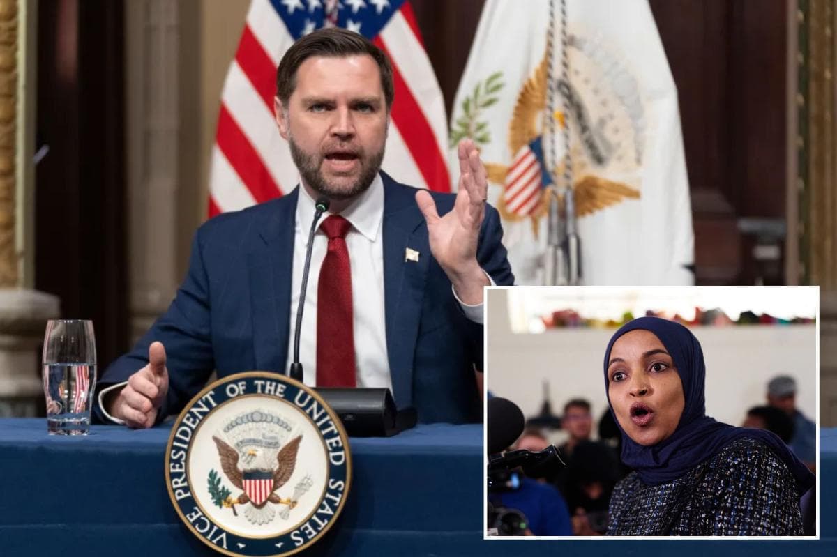 VP Vance claims Rep. Ilhan Omar 'definitely committed immigration fraud' by allegedly marrying brother