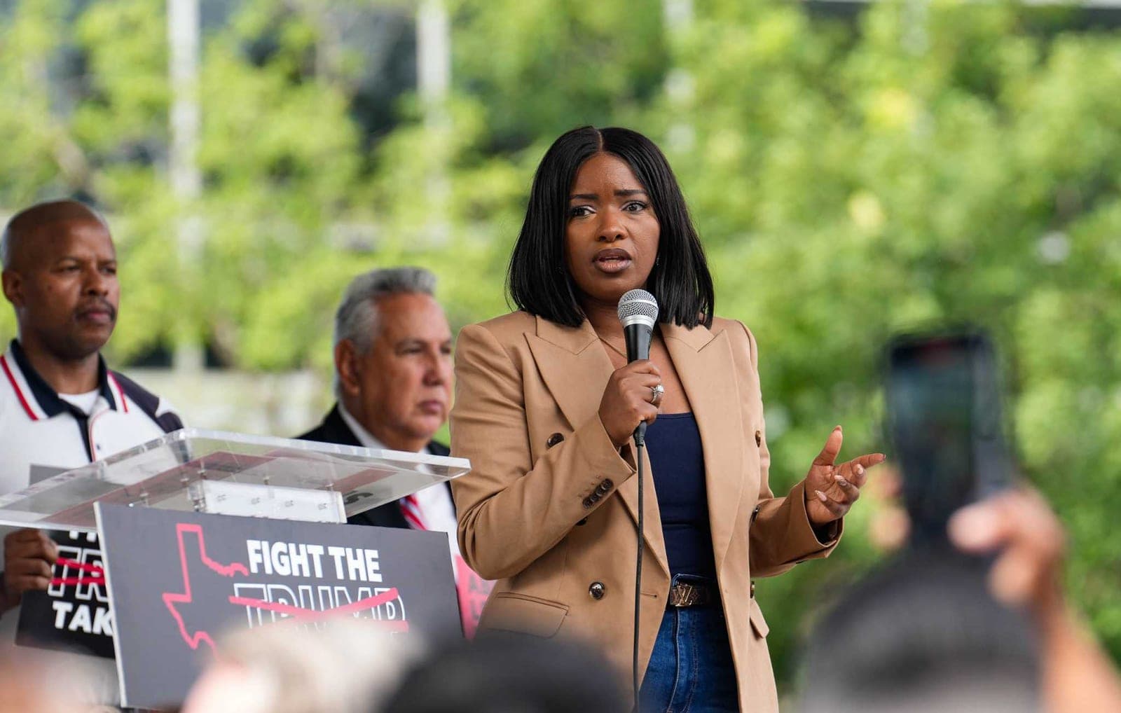 Jasmine Crockett jumps into the Democratic primary for US Senate