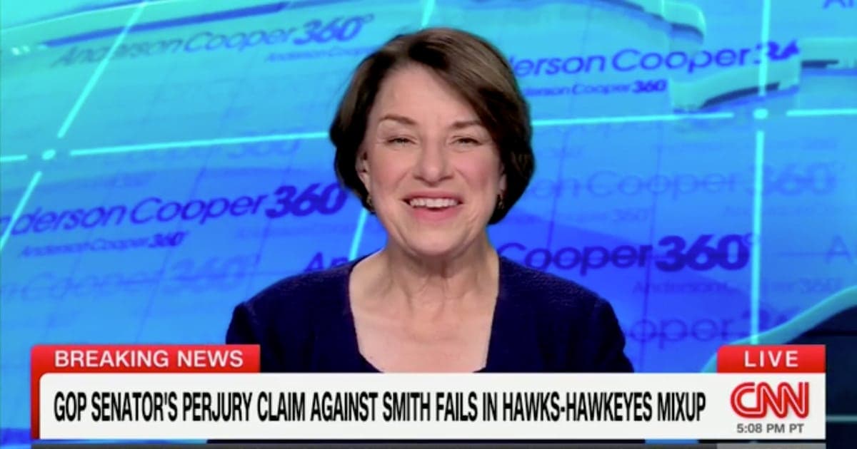 ‘Yelling’ MAGA Senator Eric Schmitt Schooled on CNN by Amy Klobuchar After Embarrassing Conspiracy Flop