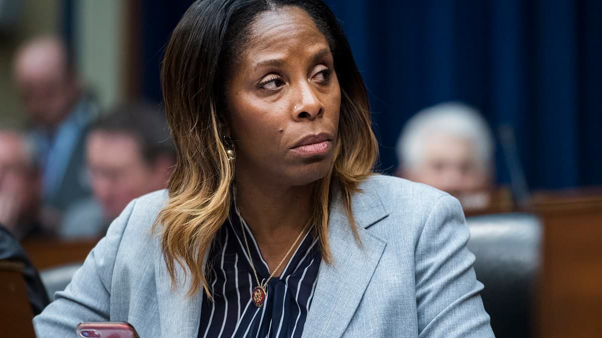 Extraordinary moment Democrat congresswoman is seen texting with Epstein during Trump hearing - before asking questions HE suggested