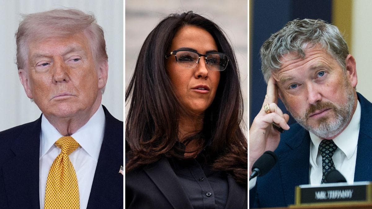 Trump Rages Against 'Weak-Minded' Lauren Boebert Over Thomas Massie Support