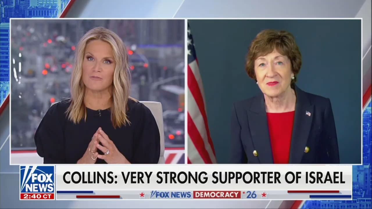 Martha MacCallum Grills Susan Collins on Pro-Trump Voting