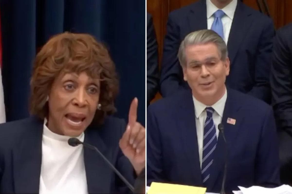 Tempers flare between Dem Rep. Maxine Waters and Scott Bessent over inflation: 'Can you shut up?'