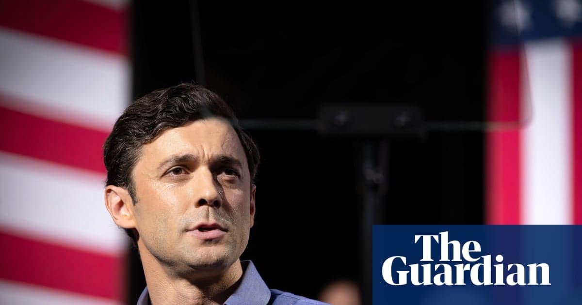 US senator Jon Ossoff condemns Trump as 'draft-dodging, crook president' | Donald Trump