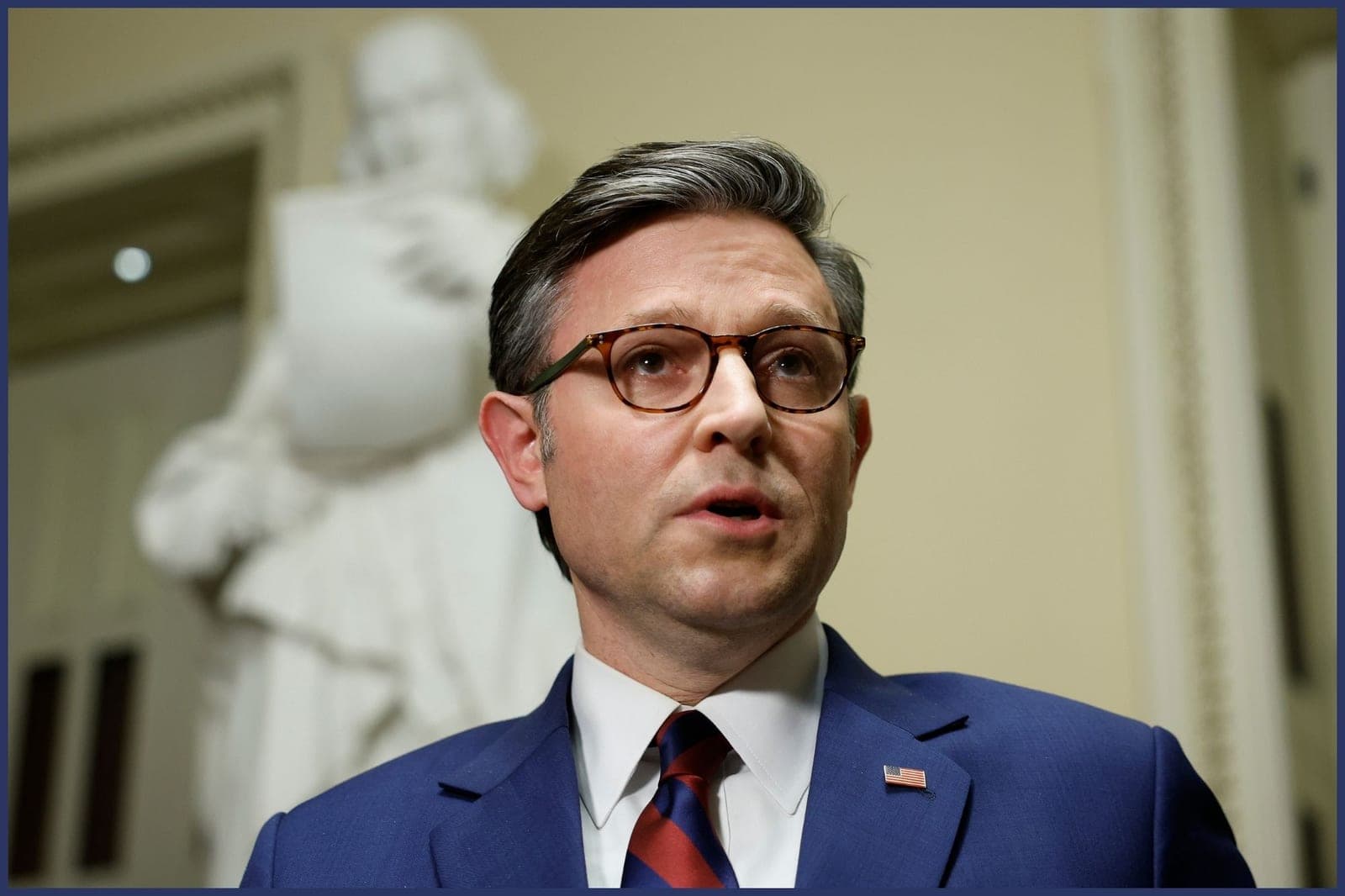 Mike Johnson Says He Was 'This Close' to Removing Ilhan Omar and Rashida Tlaib for Heckling Trump During SOTU
