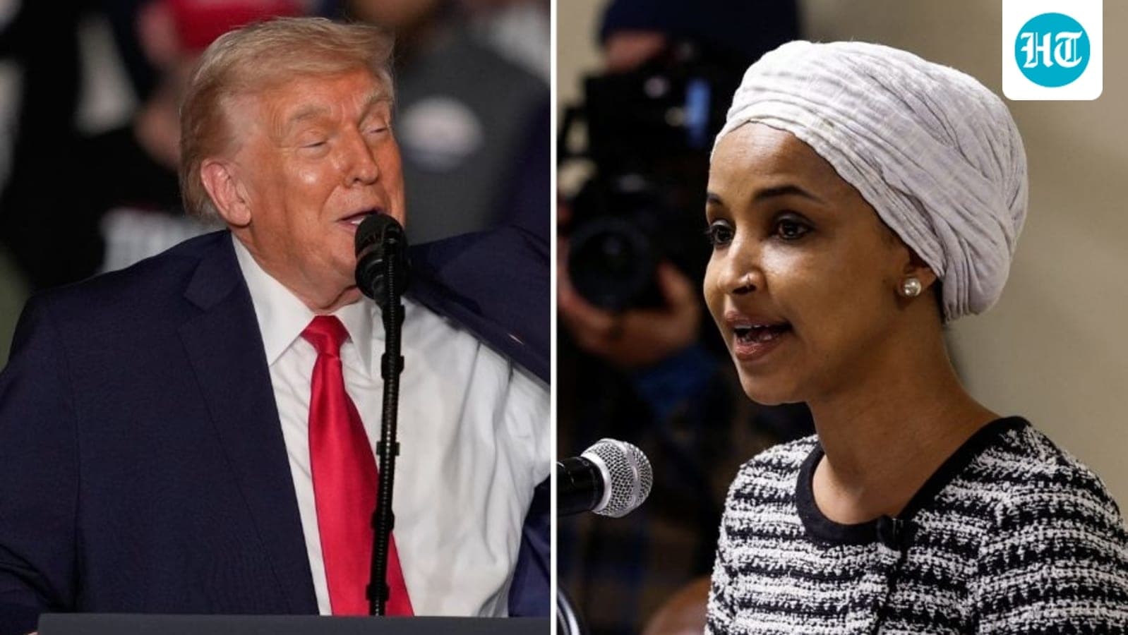 Trump's first reaction to Ilhan Omar being attacked revealed, 'She probably had herself sprayed…'