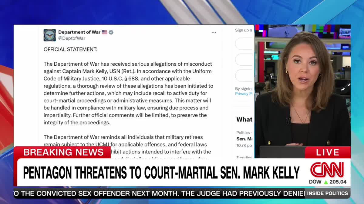 Pete Hegseth's Hissy Fit At Mark Kelly Is Ridiculous