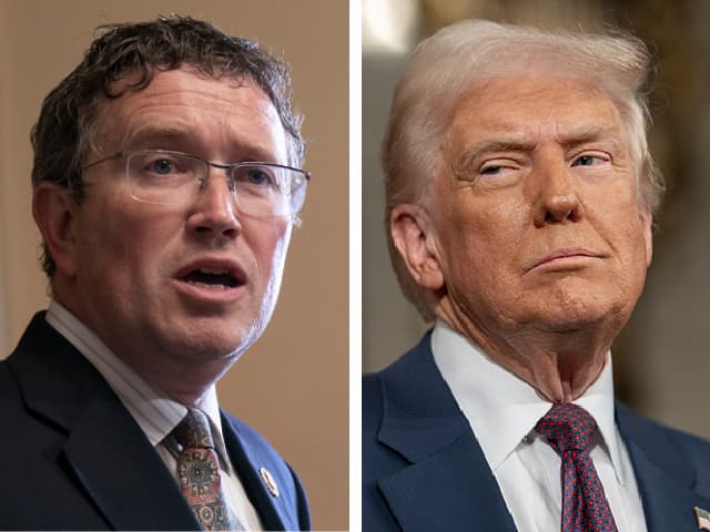 Trump Ramps Up Attacks on Massie: 'His Wife Will Find Out He's a Loser'
