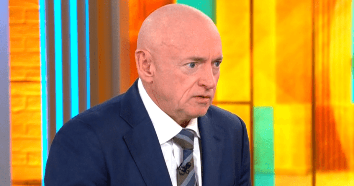 Sen. Mark Kelly says Hegseth's move to demote him "is about stifling people's speech"
