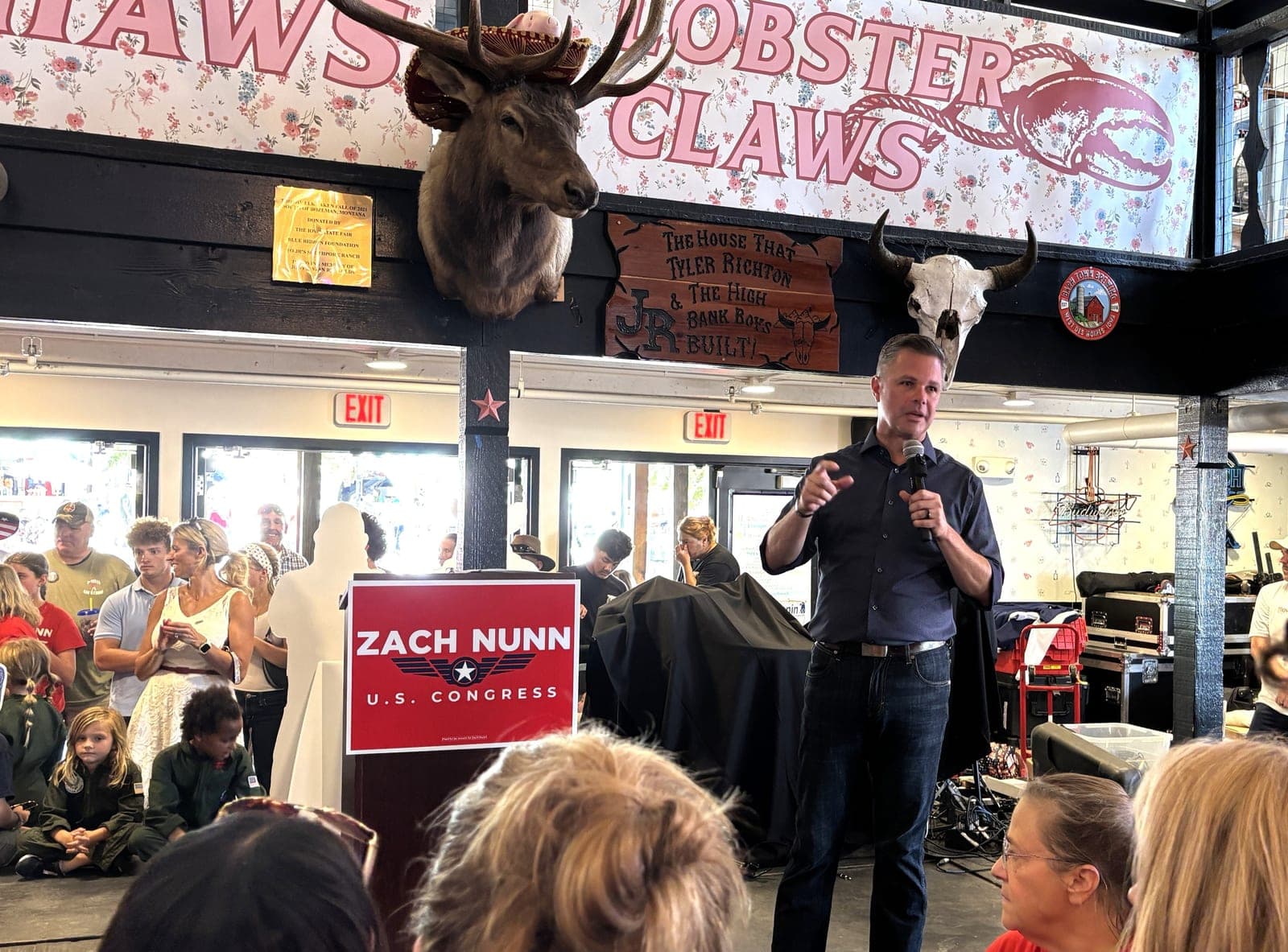Secretary Pete Hegseth visits Iowa State Fair to campaign with Rep. Zach Nunn