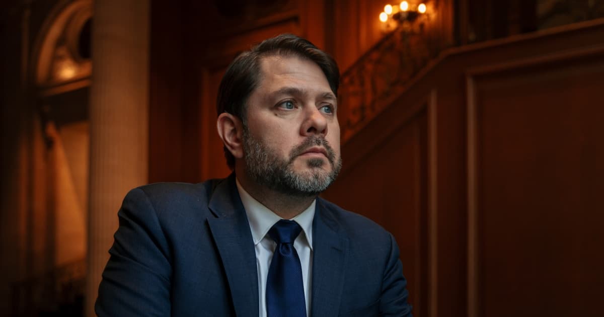 Sen. Ruben Gallego considers a 2028 presidential run: 'We have to look at it' (Natasha Korecki/NBC News)