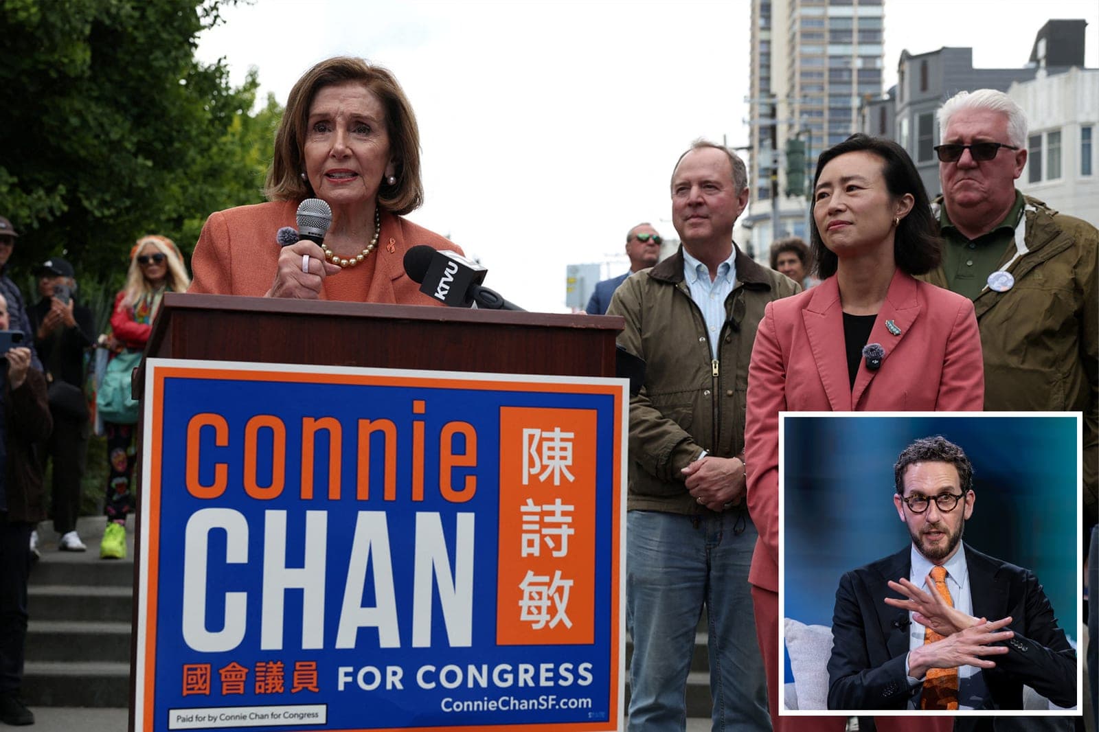 Nancy Pelosi rages at 'sexist and racist' AI chatbot mocking her would-be successor