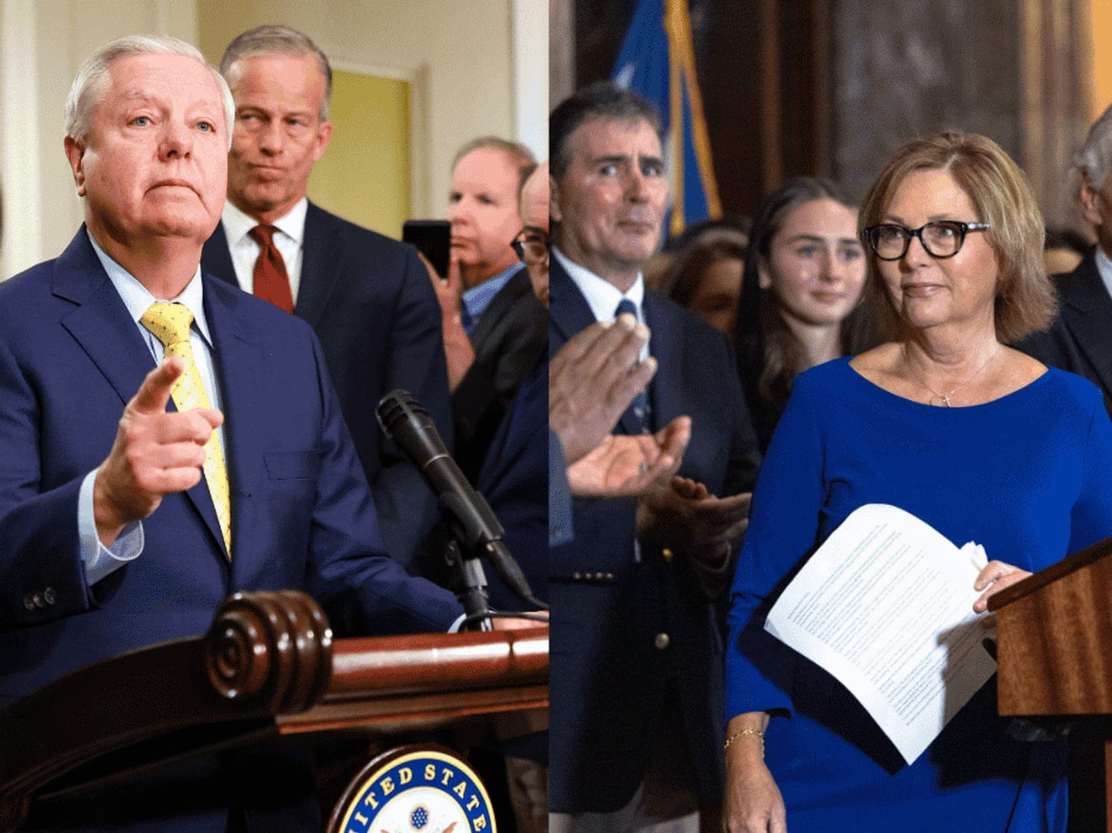 Who is Lindsey Graham's sister, Darline Nordone?