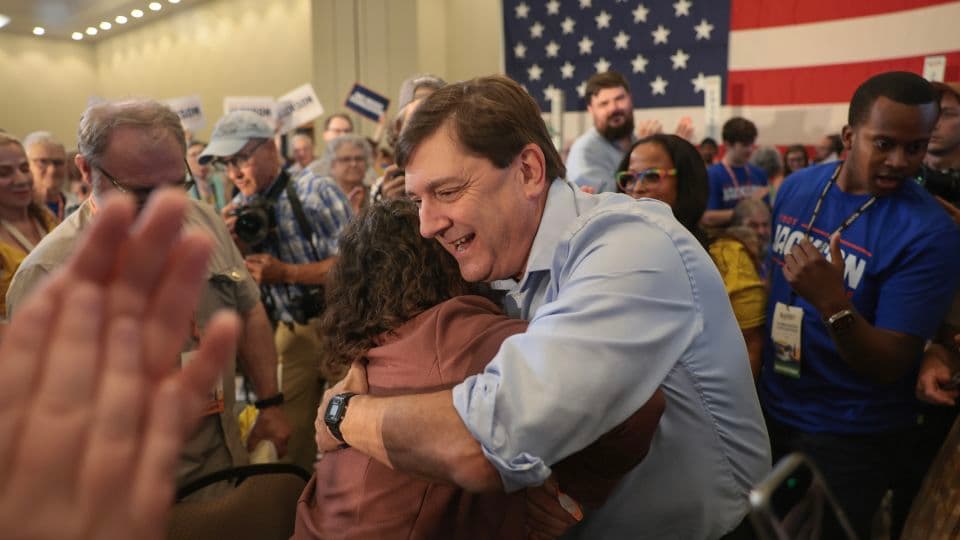 Maine Democrats pick Troy Jackson as their Senate nominee at an unusual party convention