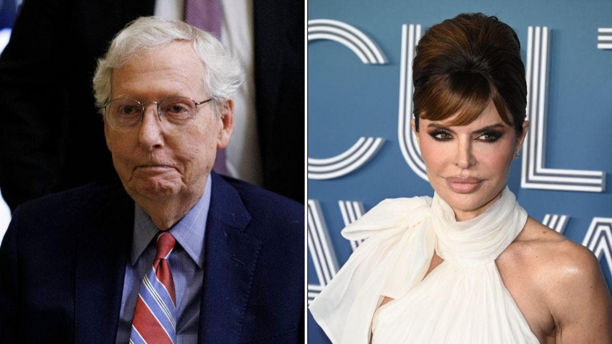 Mitch McConnell Is 'Being Kept Alive,' 'RHOBH' Alum Lisa Rinna Claims