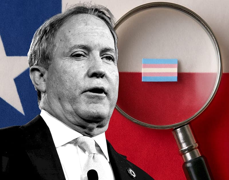 Ken Paxton Says Texas Therapists Can't Affirm Trans Youth