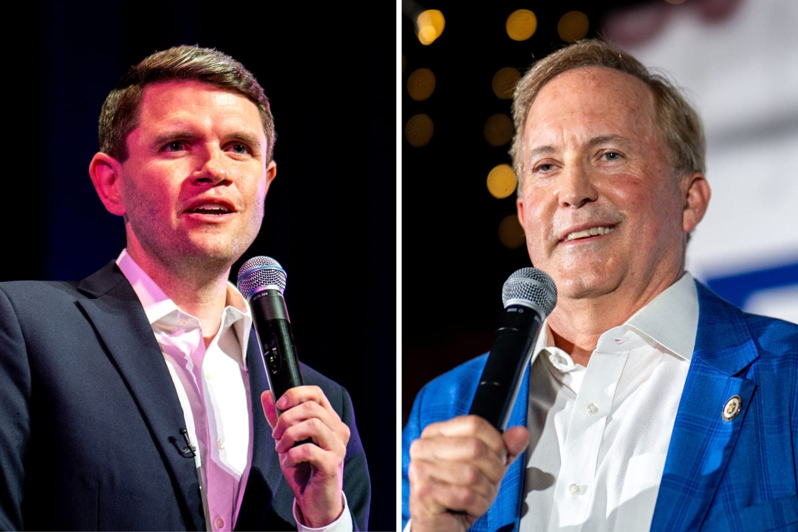 James Talarico and Ken Paxton in Dead Heat in Razor Tight Texas Senate Race