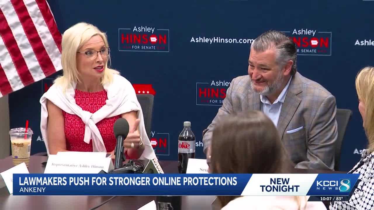 Ashley Hinson, Ted Cruz discuss AI safety for kids in Ankeny