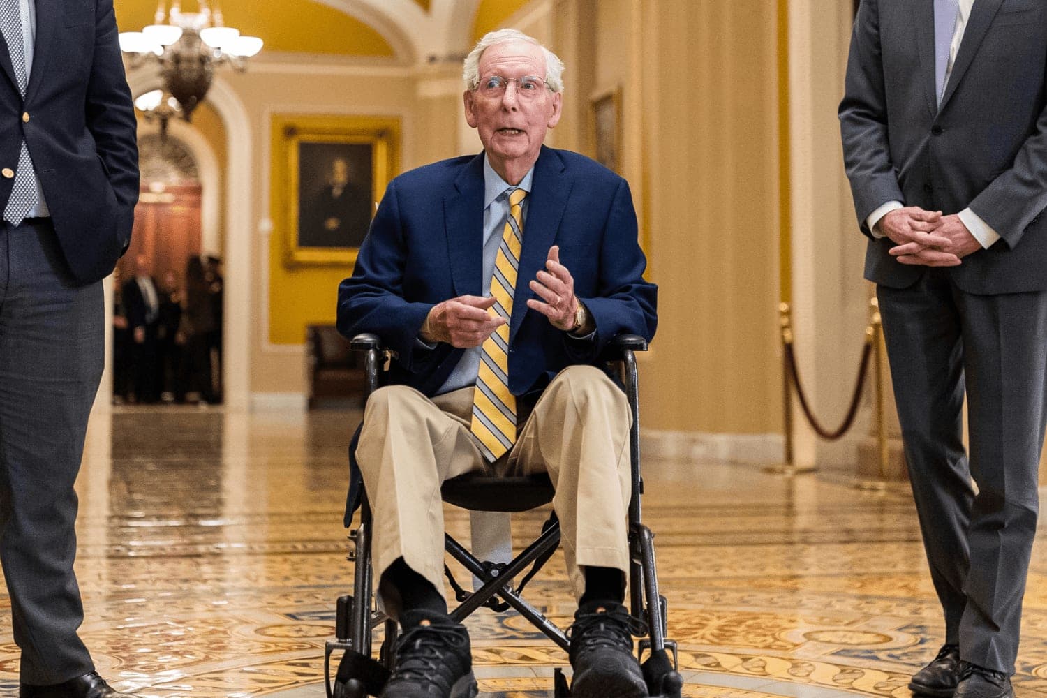 How Mitch McConnell's New Appearance Compares to Last Time He Was Seen