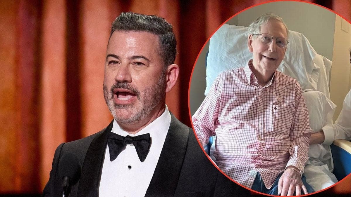 Jimmy Kimmel Ruthlessly Mocks Mitch McConnell's Hospital Photo
