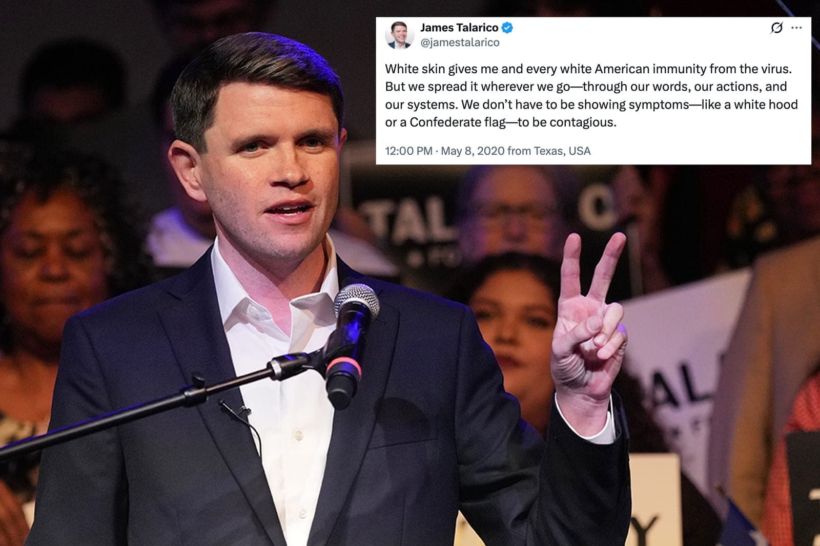 Democrat James Talarico's weird 'white skin' social media posts earns the GOP's wrath: 'He is toast'