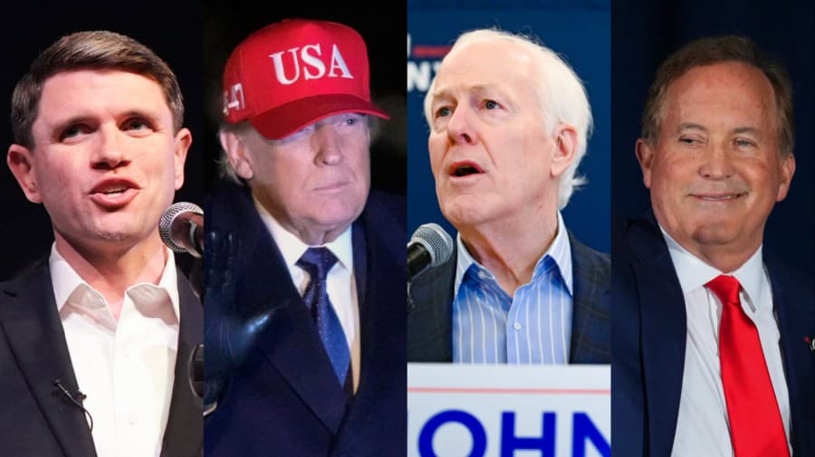 Trump's endorsement of Ken Paxton over John Cornyn roils Texas Senate race
