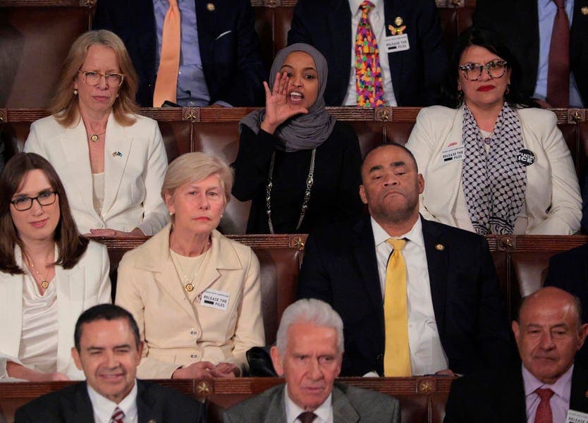 Ilhan Omar And Rashida Tlaib Leave State Of The Union Early After Heckling Trump