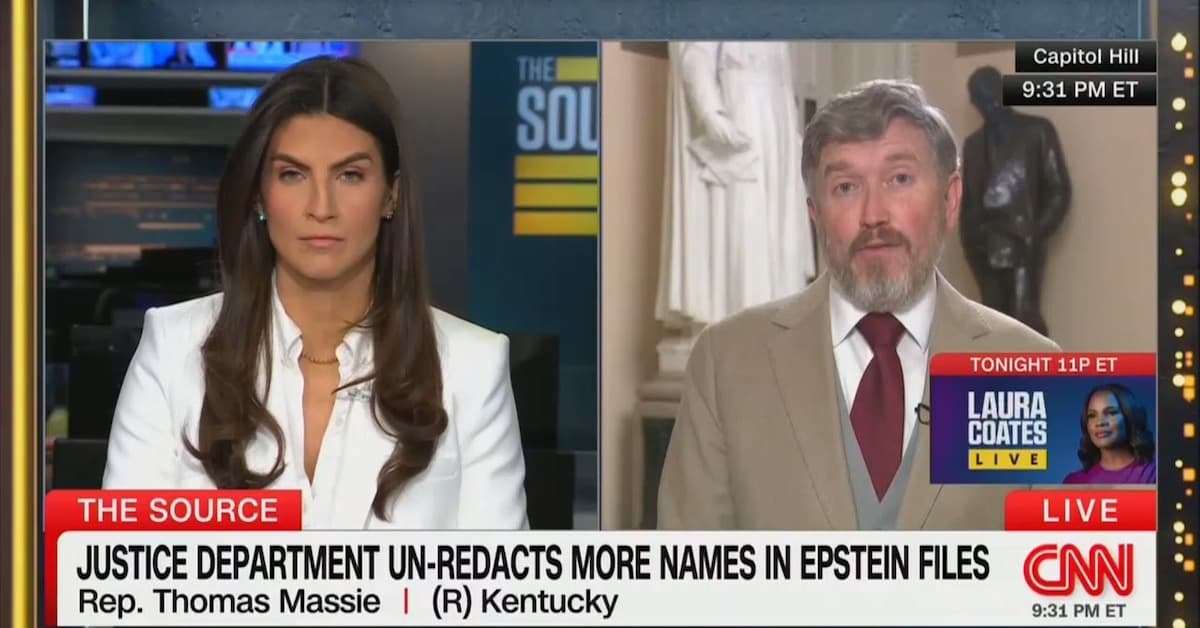 Thomas Massie Says Pam Bondi Contempt Charge On the Table