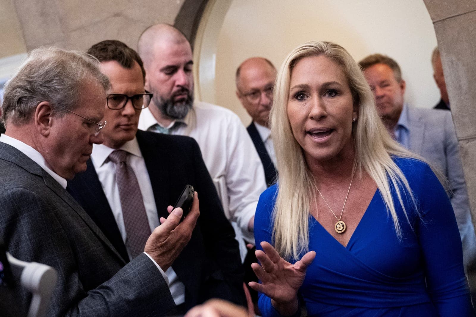 MTG Claims Trump's Criticisms Of Her Provoked 'Hot Bed Of Threats'