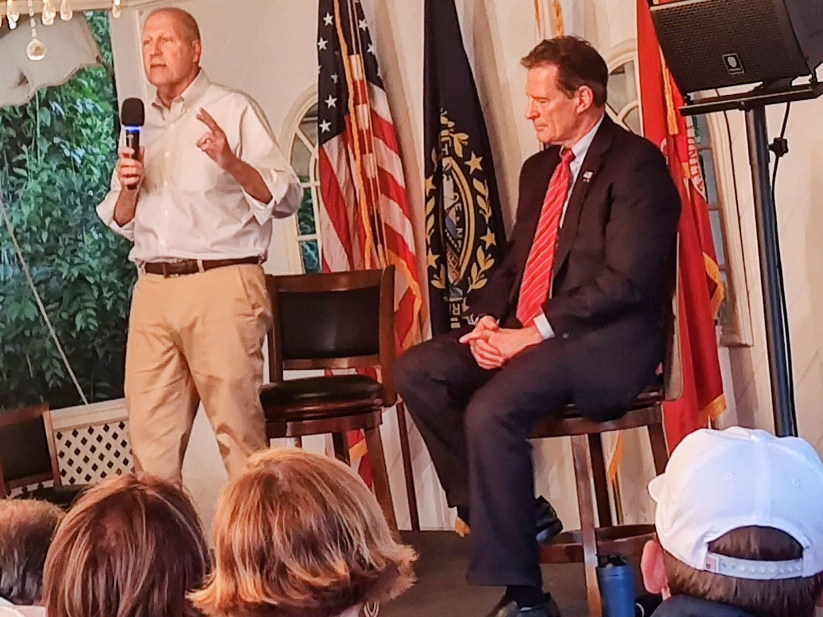 Sununu, Brown bash Democratic rival Pappas in first debate