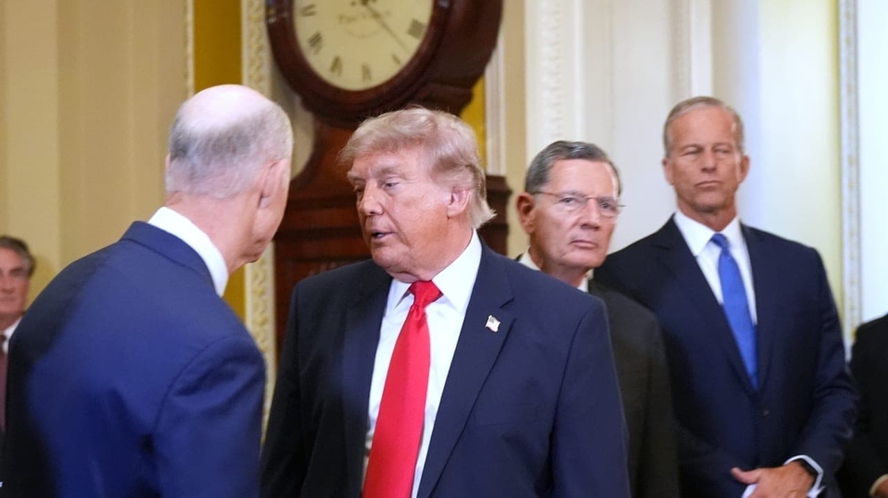 Senate Republicans reject war powers resolution after Trump berates them at Capitol meeting
