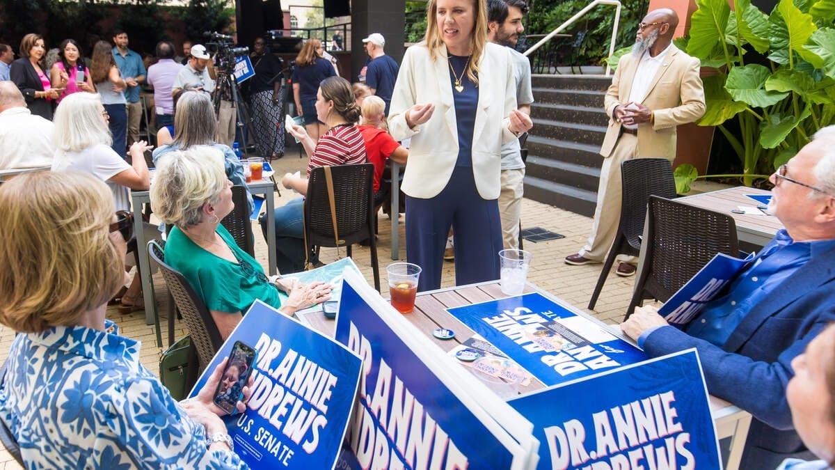 Trump uses anti-transgender slur against SC Senate candidate Annie Andrews. Here's what to know