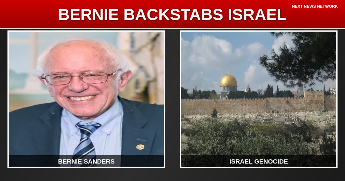 DISGRACE: Socialist Bernie Sanders Stabs Israel in the Back, Pushes Anti-Semitic 'Genocide' Lies