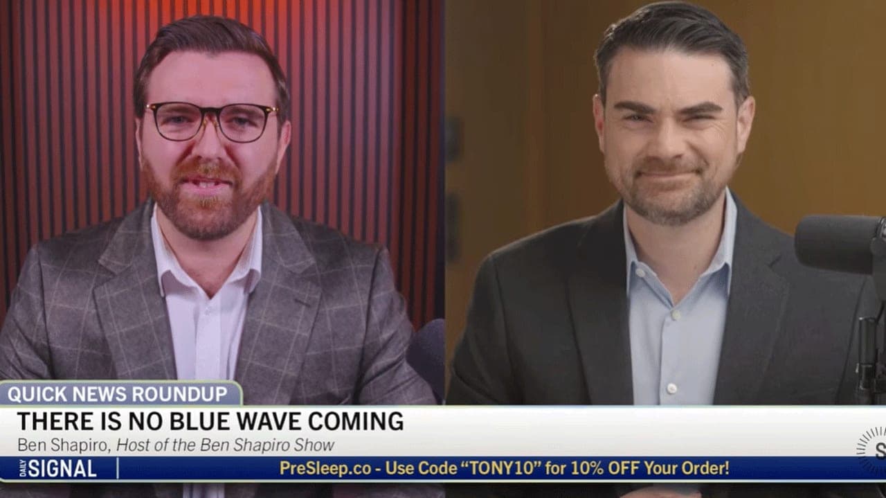 Ben Shapiro Comes Armed With Advice and Warnings for ‘Least Popular Midterms in History’