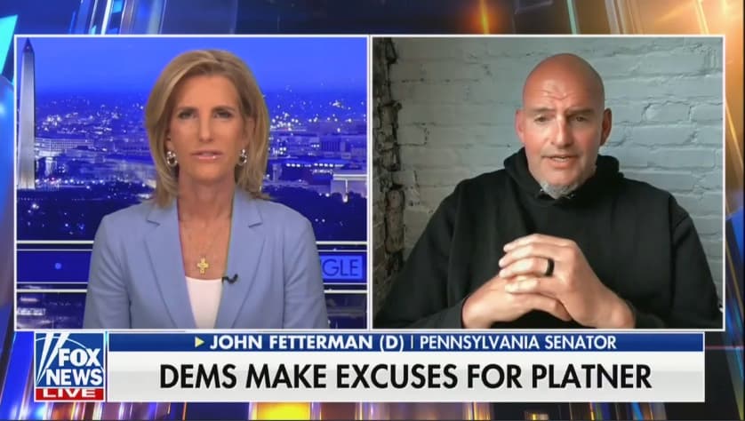 Laura Ingraham Asks Fetterman if He'd Campaign for Collins