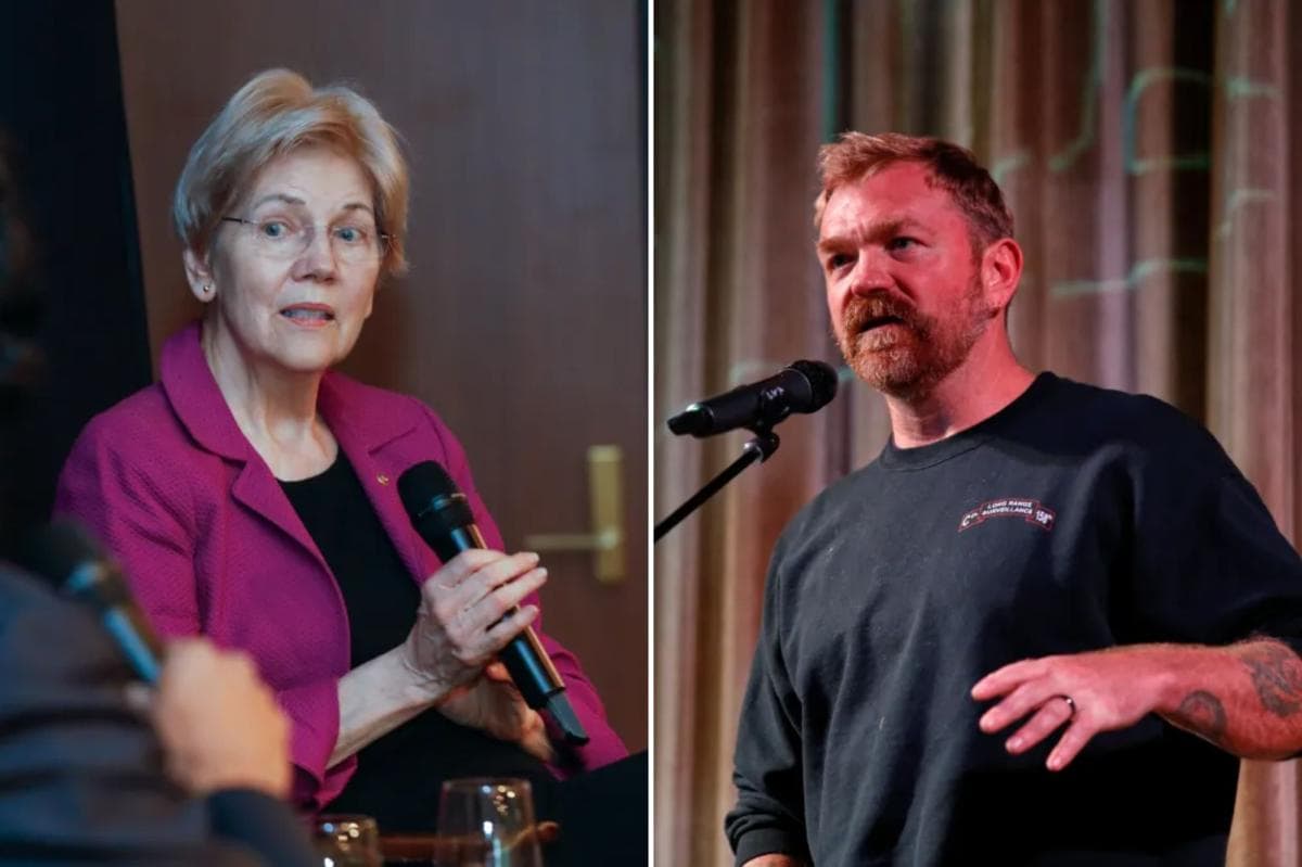 Elizabeth Warren confronted on calling controversial senate candidate Graham Platner her 'kind of man'