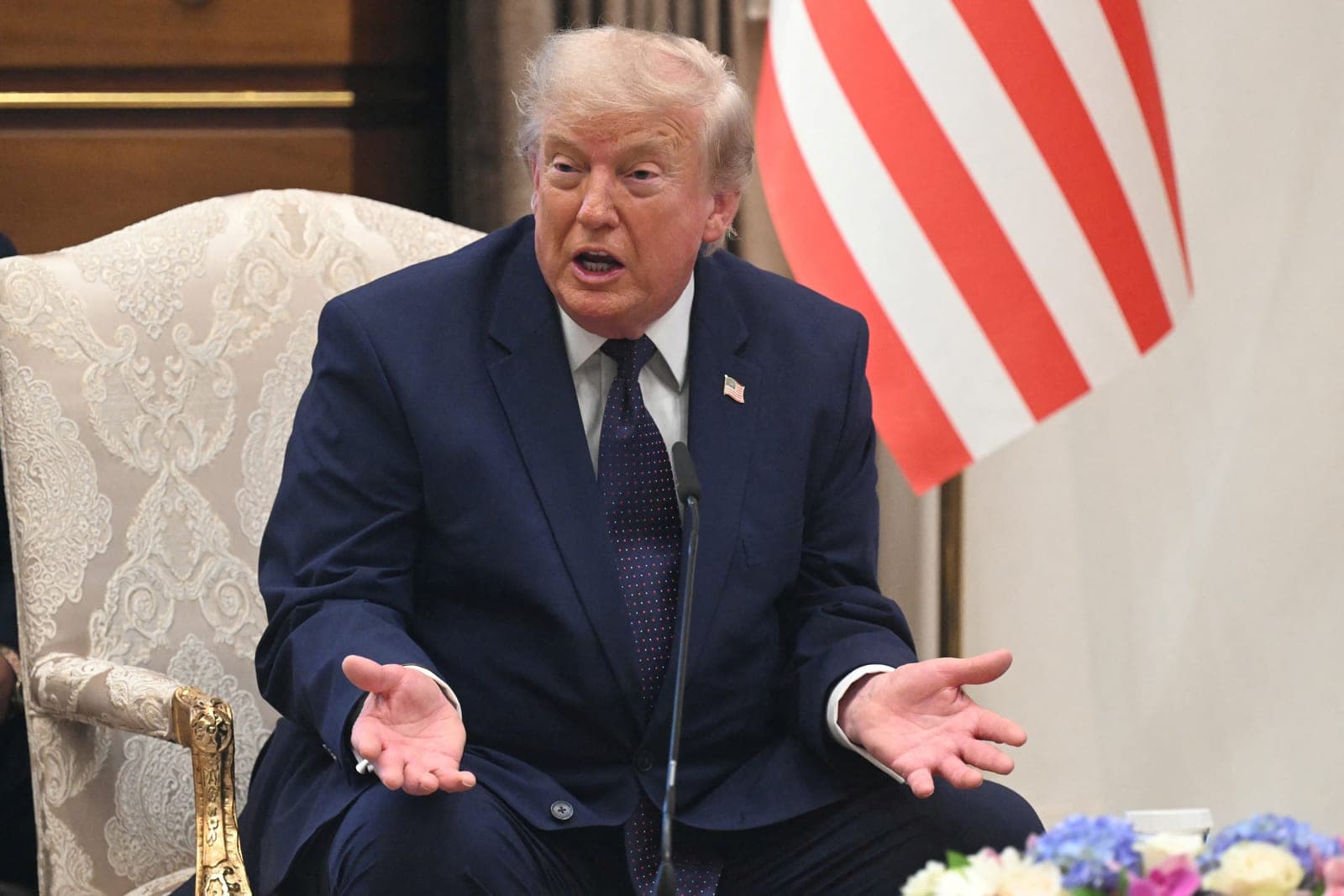 Trump Gives Blunt Response To Question On Mitch McConnell's Health