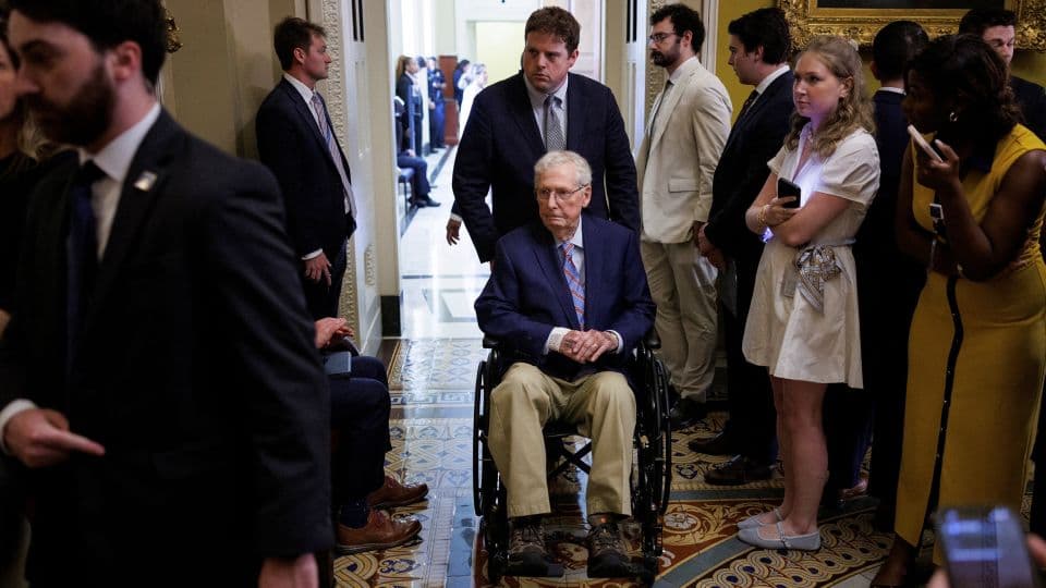 Mitch McConnell has been hospitalized for a month and his team won't say why. Here's what we know