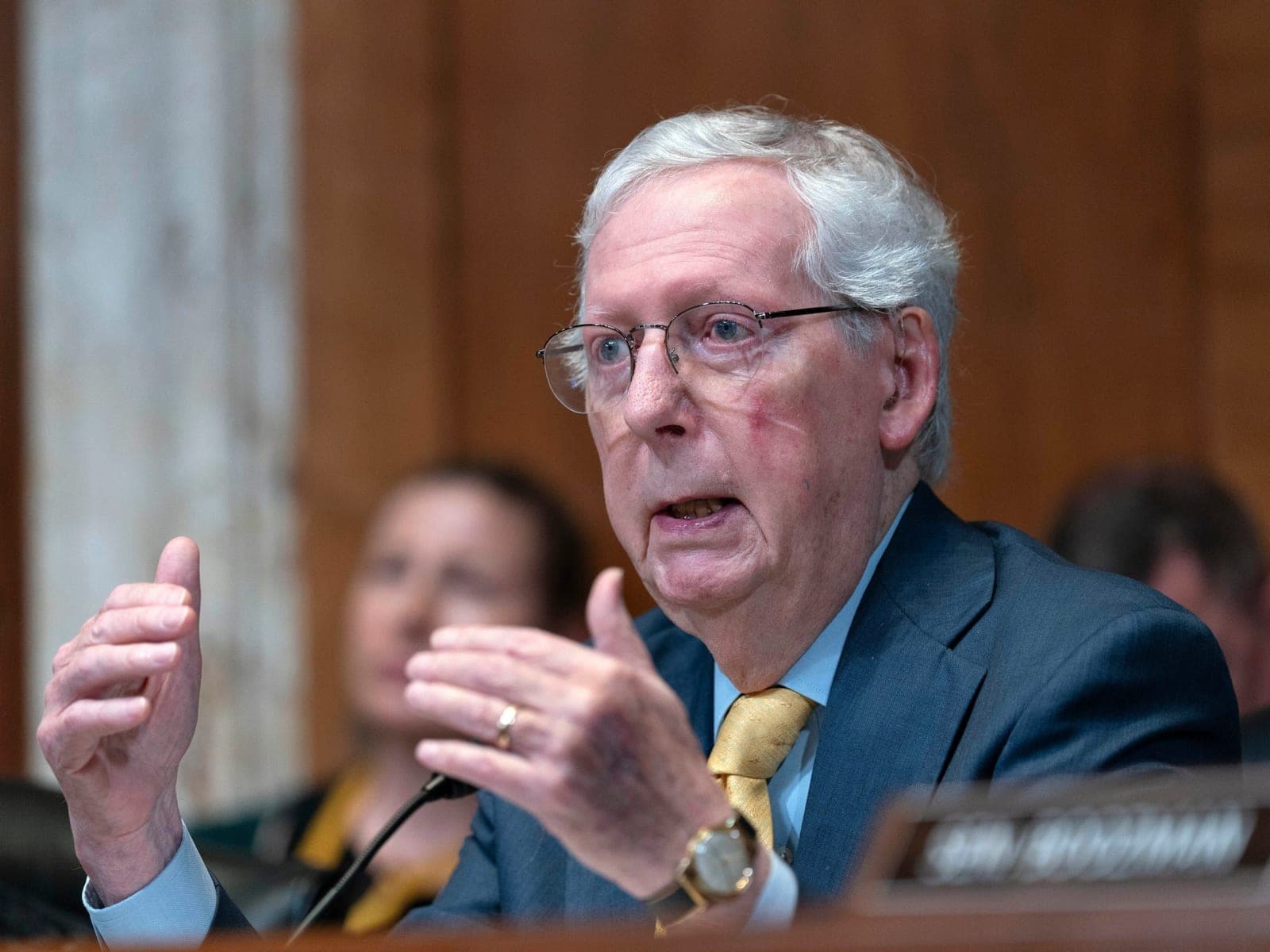 US Senator McConnell says he's been discharged from rehabilitation centre | Politics News