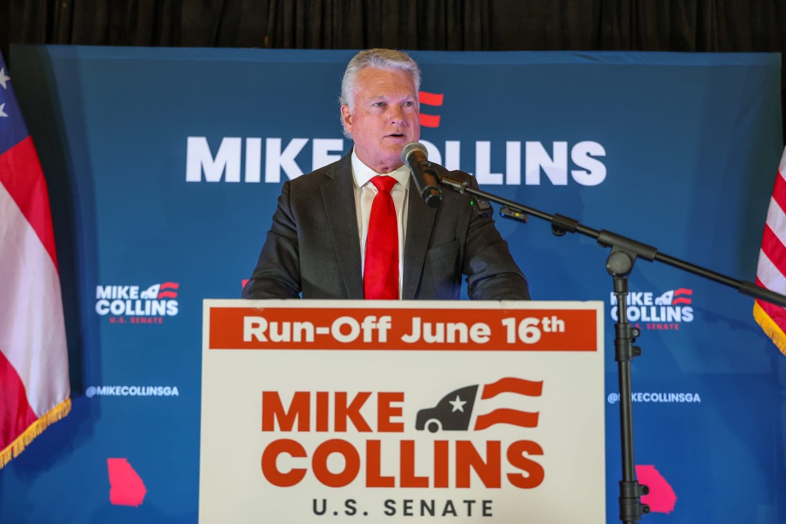 Trump-Backed Mike Collins Defeats Dooley, Advances To Face Jon Ossoff