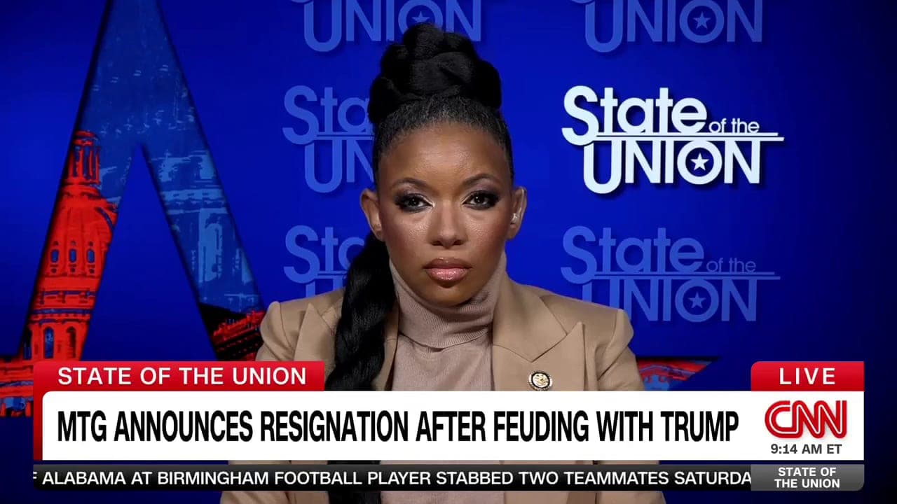 'Can't Take The Heat': Jasmine Crockett Rips MTG's Resignation From Congress