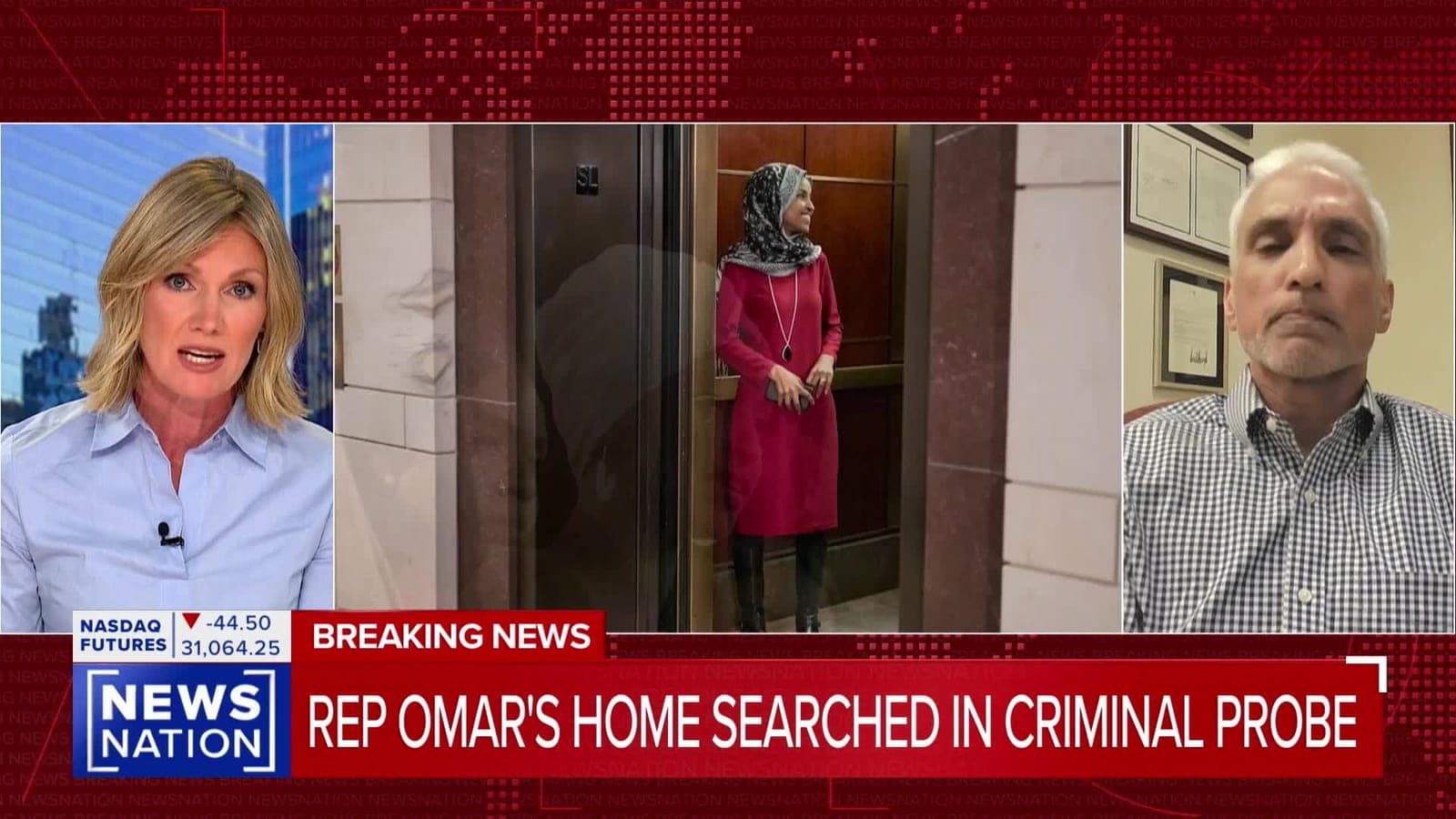 Federal agents search Omar’s home in criminal investigation