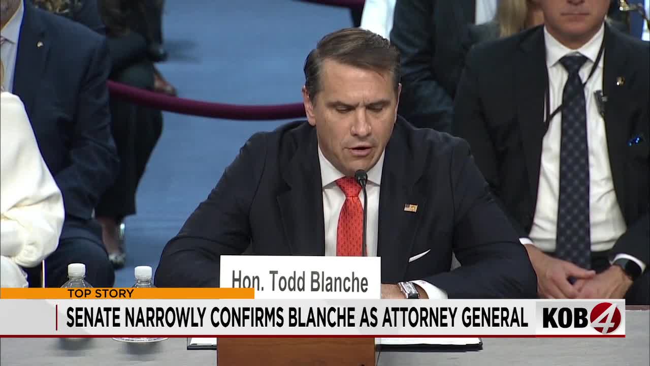 New Mexico senators react to Todd Blanche confirmation as attorney general