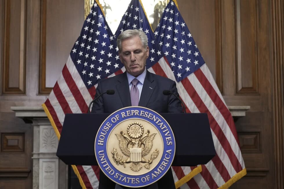 Kevin McCarthy was booted as House speaker two months ago. Now he's leaving Congress by year's end - AP News