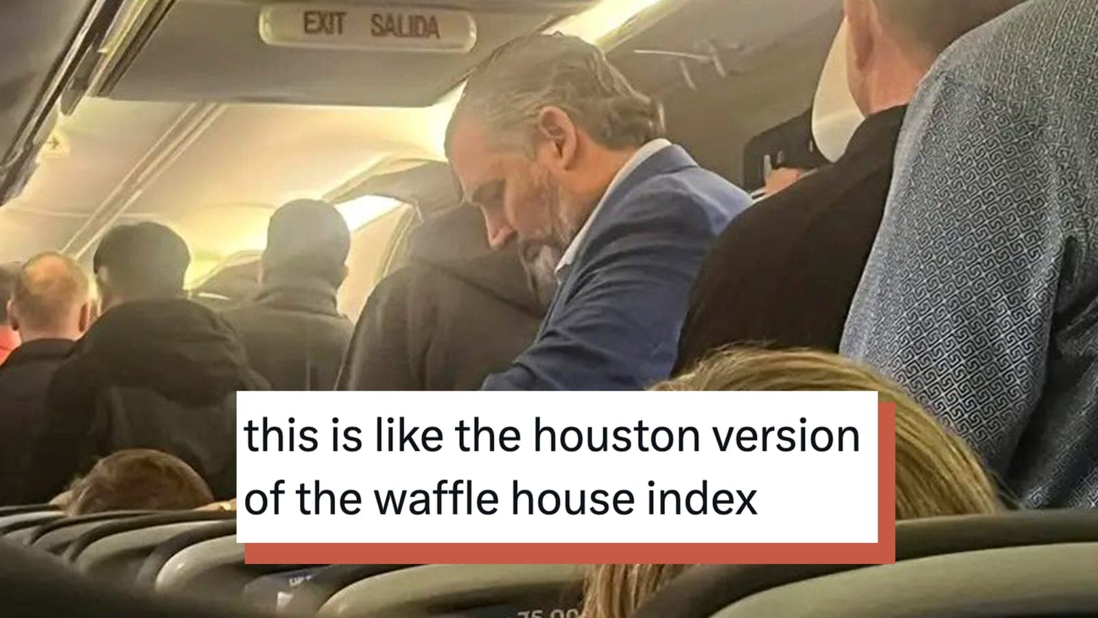 "Here we go again…": Ted Cruz dismisses concerns after being spotted on a plane out of Texas ahead of rare winter storm