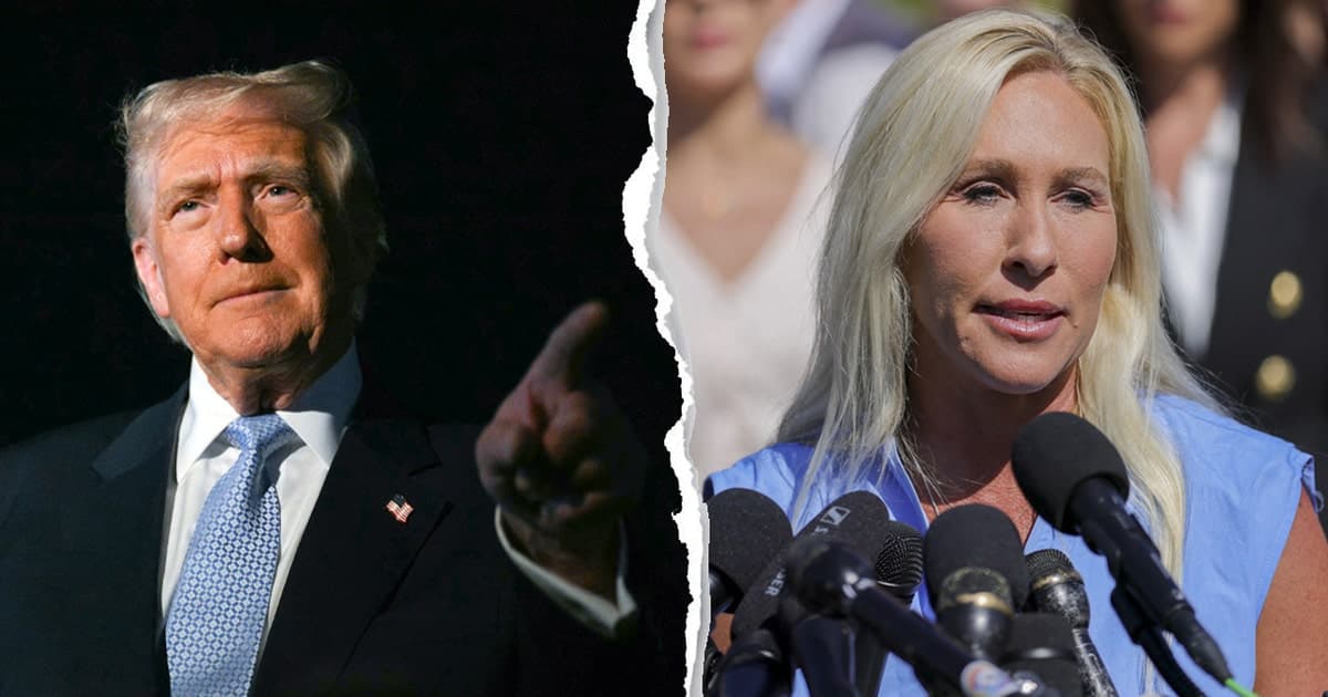 Marjorie Taylor Greene reports threats, fake pizza deliveries after Trump breaks ties