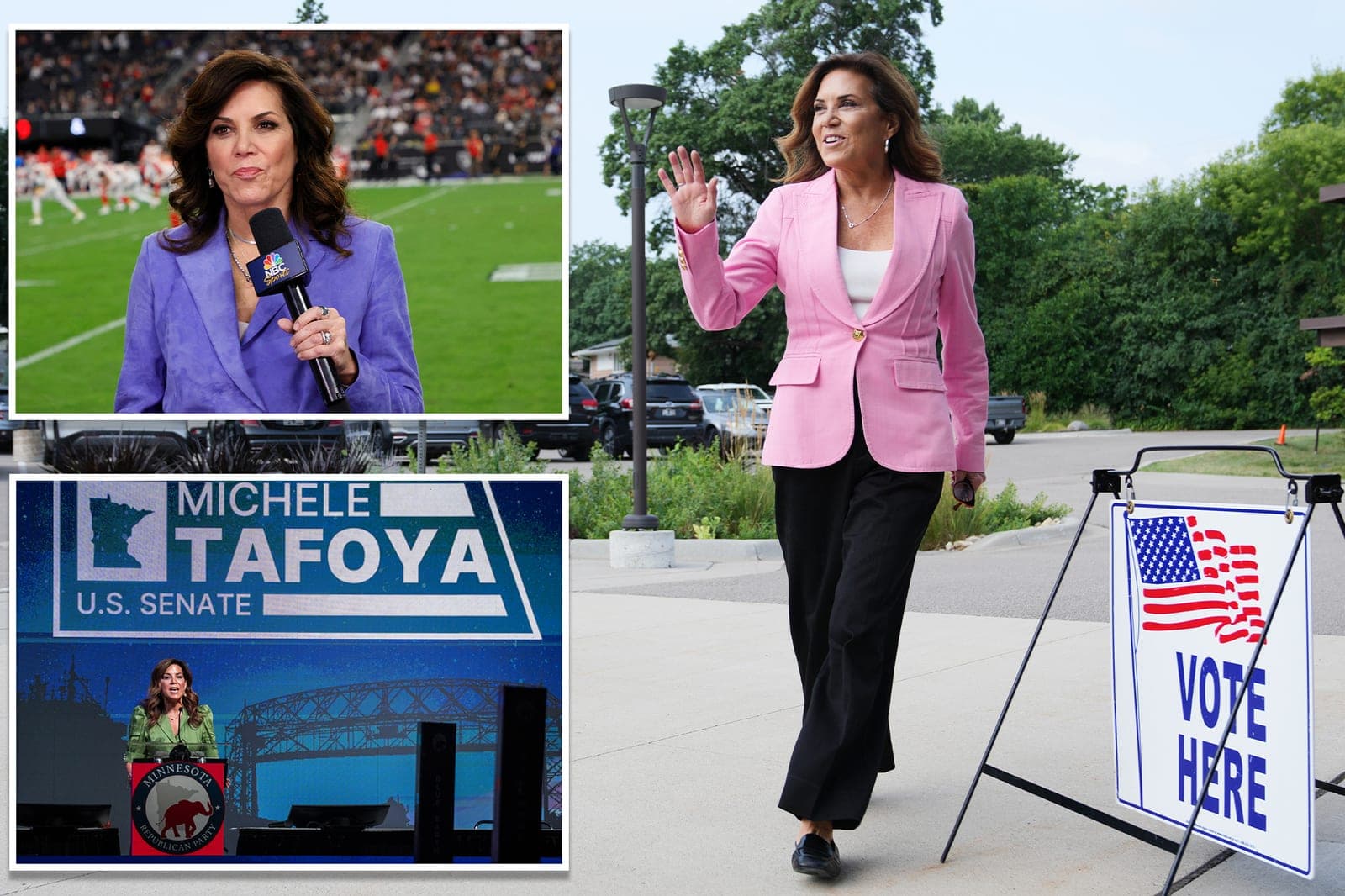 Former NFL sideline reporter Michele Tafoya wins Minnesota GOP Senate primary