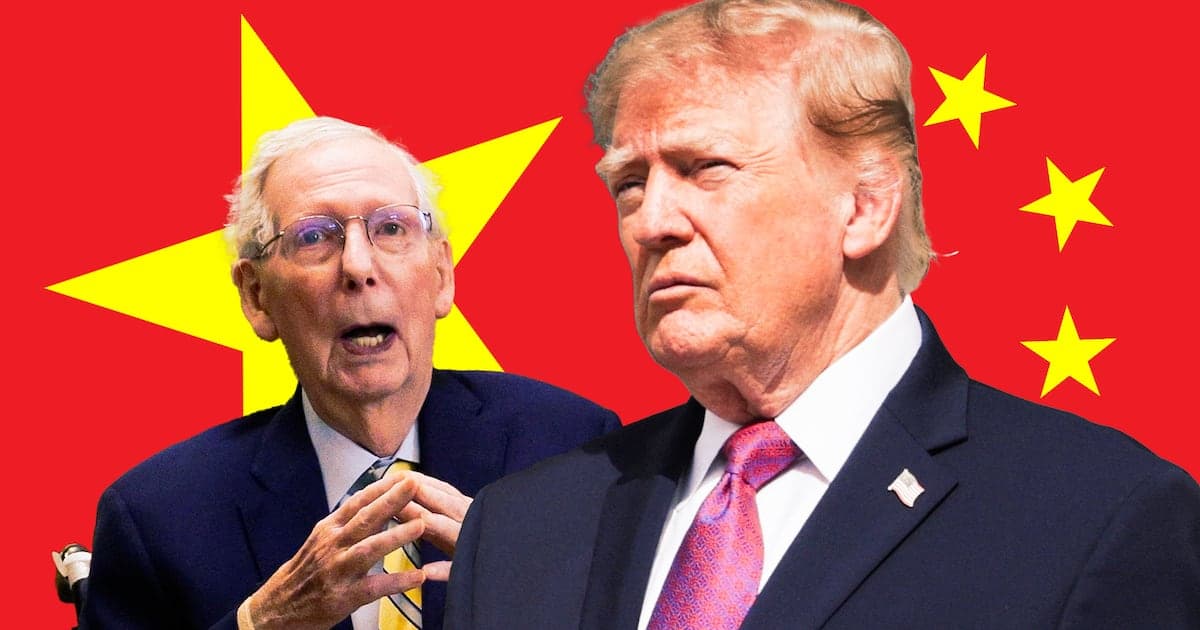 Ailing McConnell Breaks Cover to Challenge Trump on China