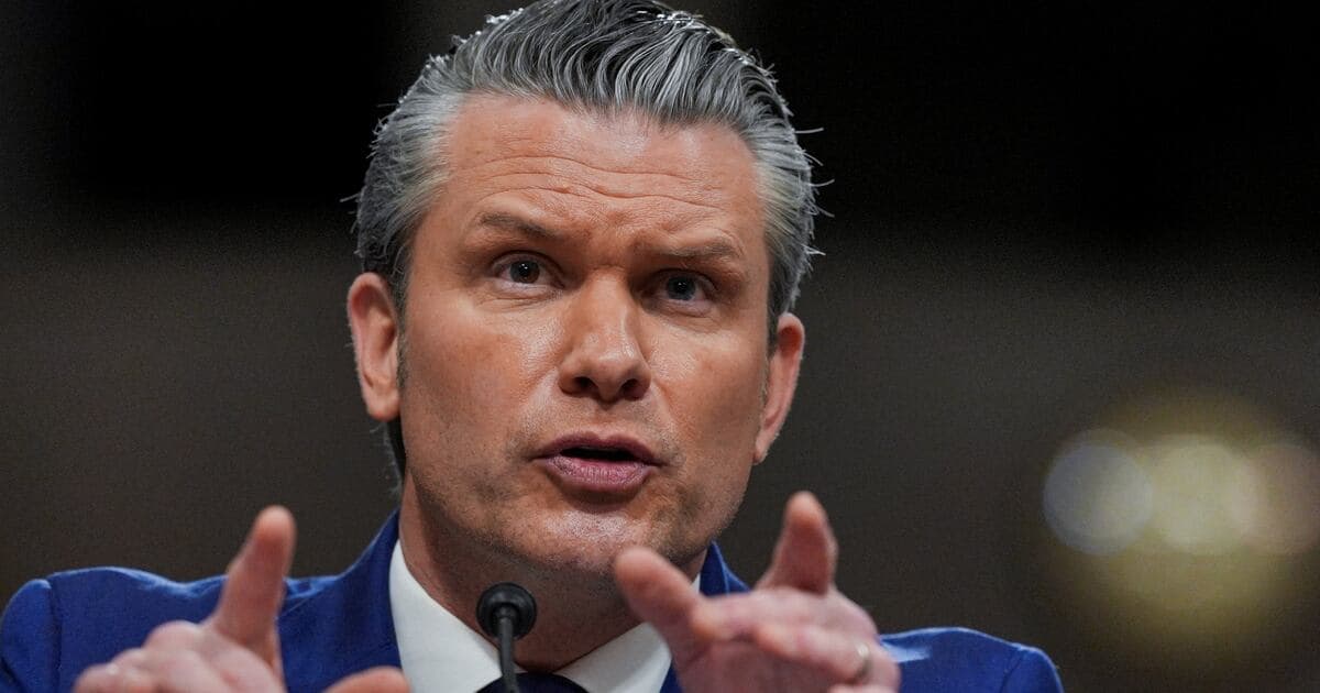 Flailing Pete Hegseth Melts Down Under Intense Grilling From Elizabeth Warren