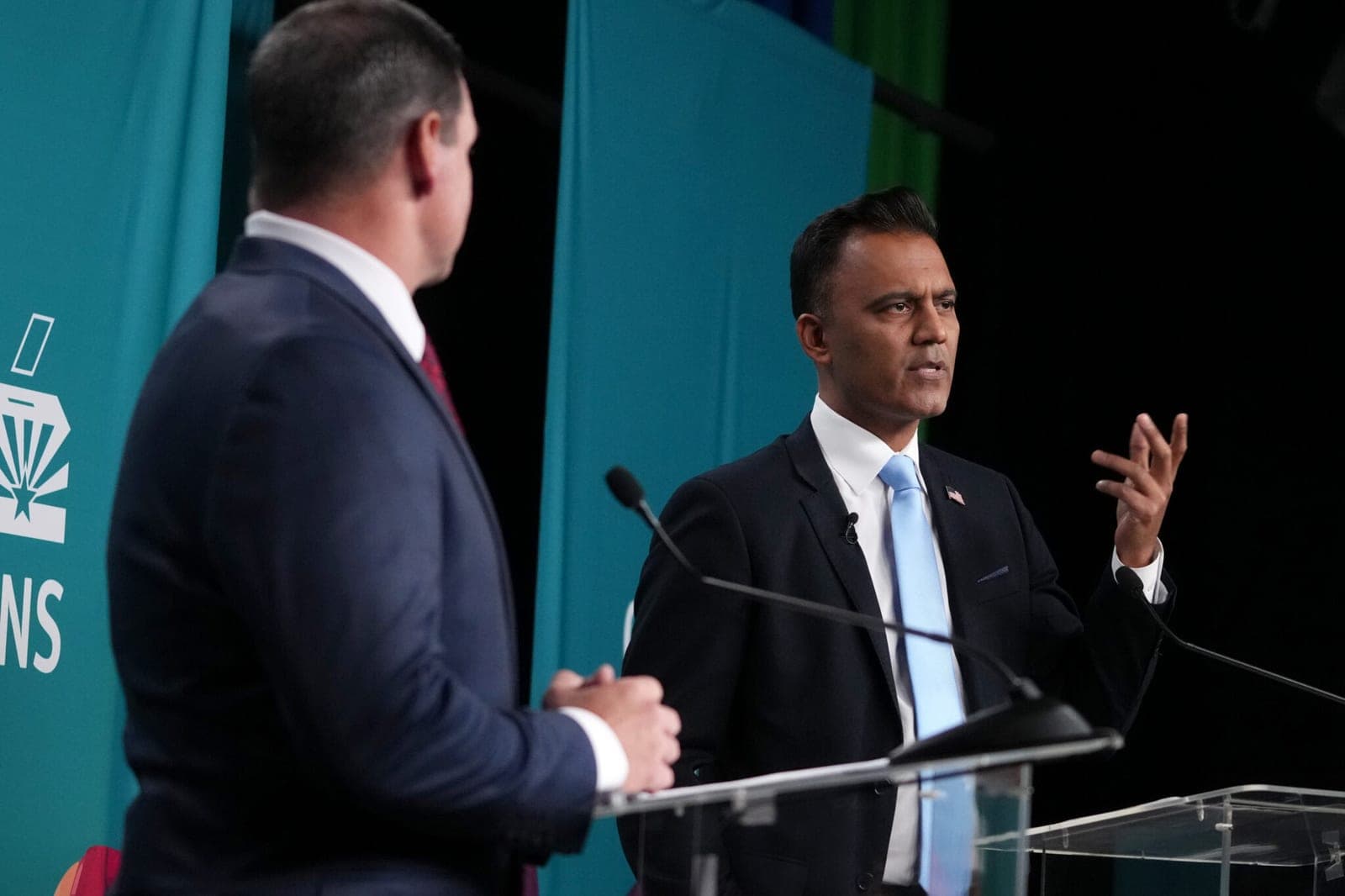 Amish Shah hammers Trump ties as Jay Feely warns of ‘big government socialism’ in CD1